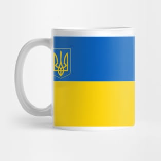 Ukraine Coat of Arms Flag Mug